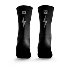 Cargar imagen en el visor de la galería, Medias Deportivas con Compresión Reflective Black Power Socks