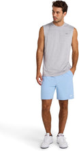 Cargar imagen en el visor de la galería, Pantaloneta Reebok Glider Running 7" Hombre | Stretch | Regular Fit | Azul Celeste