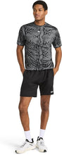 Cargar imagen en el visor de la galería, Pantaloneta Reebok Hoops Hombre 7" | Stretch | Regular Fit | Negro / Camo Gris