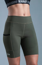 Cargar imagen en el visor de la galería, BIKER FLOWMOTION WOMAN OLIVE