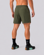 Cargar imagen en el visor de la galería, Pantaloneta Crossfity Basica 3.0 Verde Militar Con cordon