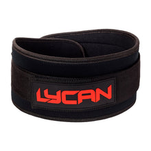 Cargar imagen en el visor de la galería, Cinturon De Levantamiento Velcro Negro LYCAN