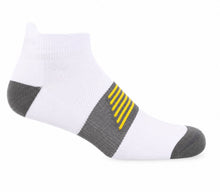 Cargar imagen en el visor de la galería, Medias Training Anatomicas con Reflectivo Blanco/Gris/Amarillo Neón