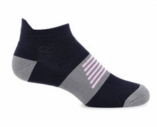 Cargar imagen en el visor de la galería, Medias Training Anatomicas con Reflectivo Negro/Gris/Lila