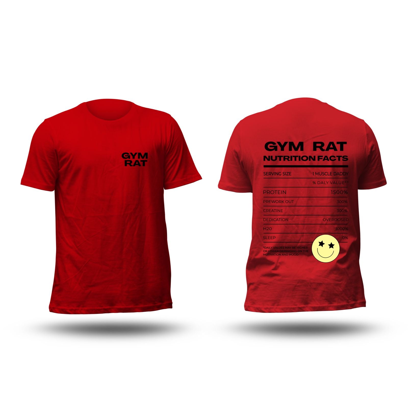 Camiseta Shape Em Produção Academia Gym Rat Malhar Masculina
