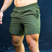 Cargar imagen en el visor de la galería, Pantaloneta Crossfity Basica 3.0 Verde Militar