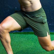 Cargar imagen en el visor de la galería, Pantaloneta Crossfity Basica 3.0 Verde Militar