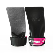 Cargar imagen en el visor de la galería, Grips (Calleras) URSUS 2.0 Sin Hueco LIVE4WOD Negro/Fucsia (No necesitan magnesio)