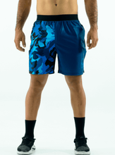 Cargar imagen en el visor de la galería, Pantaloneta No Rules Semi camo azul 3.0