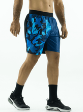 Cargar imagen en el visor de la galería, Pantaloneta No Rules Semi camo azul 3.0