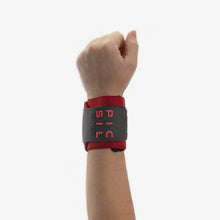 Cargar imagen en el visor de la galería, Muñequera Picsil elástica halterofilia powerlifting ROJO