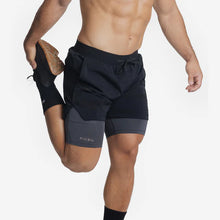 Cargar imagen en el visor de la galería, Pantaloneta Picsil con Malla Compresión 2 en 1 Hombre Premium