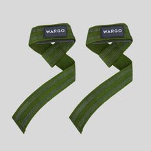 Cargar imagen en el visor de la galería, Wargo Lifting Straps VERDE MILITAR