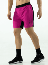 Cargar imagen en el visor de la galería, Pantaloneta No Rules Crossfit Magenta / Negro 3.0