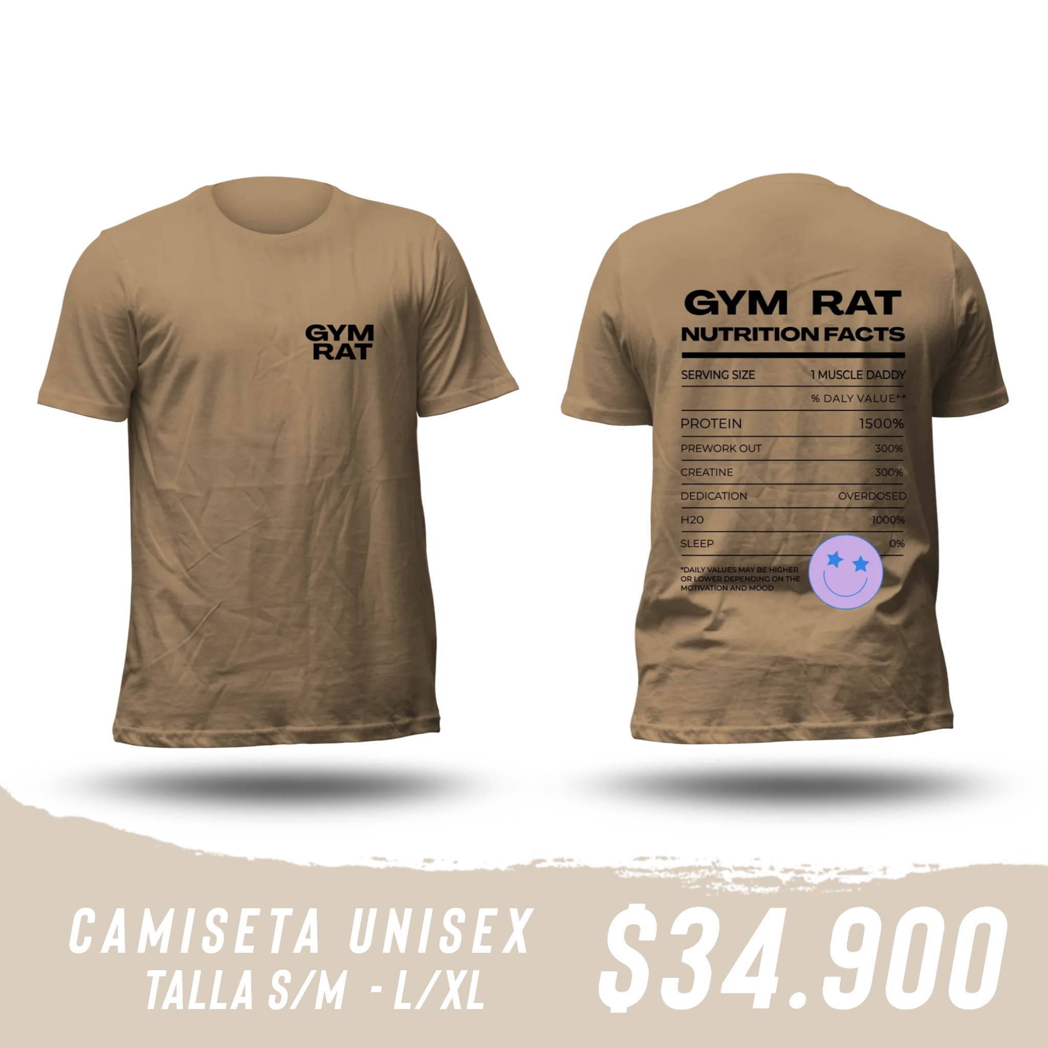 Camiseta de manga corta GYM RAT HOMBRE colores oscuros – WILD WEAR