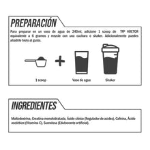 Cargar imagen en el visor de la galería, Creatina TFP Kretor 300 Gramos (50 Servicios)