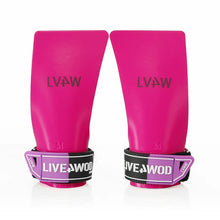 Cargar imagen en el visor de la galería, Grips (Calleras) URSUS 2.0 Sin Hueco LIVE4WOD Fucsia/Lila (No necesitan magnesio)