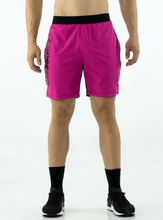 Cargar imagen en el visor de la galería, Pantaloneta No Rules Crossfit Magenta / Negro 3.0