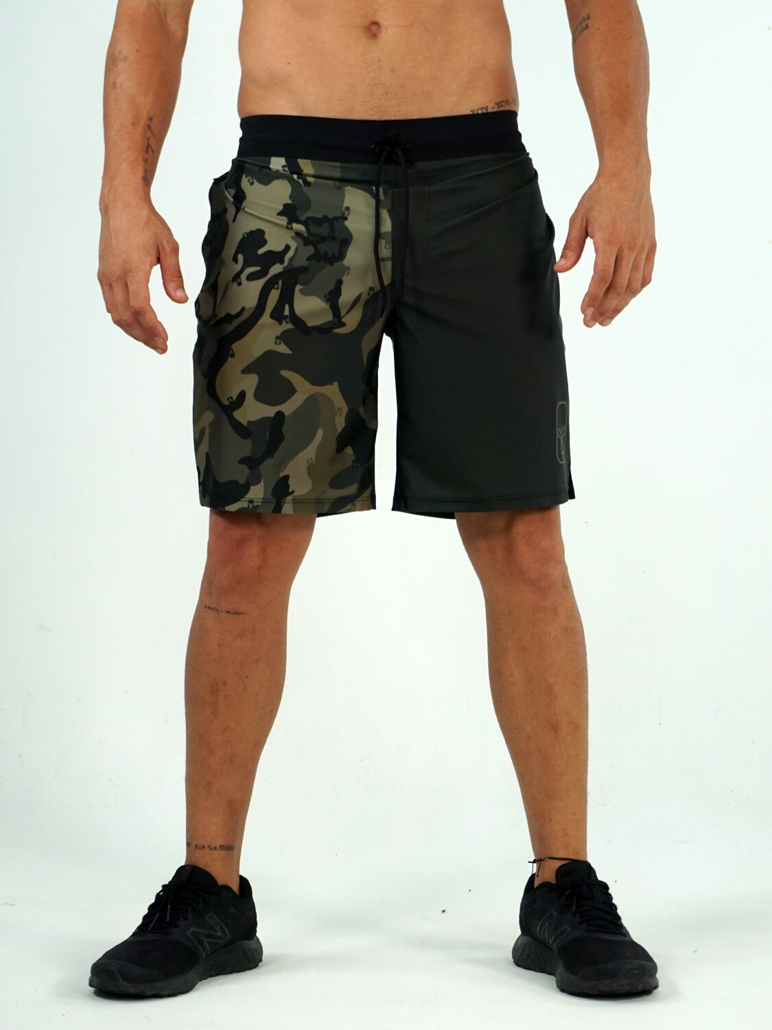 Pantaloneta No Rules Semi Camo verde 2.0