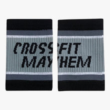 Cargar imagen en el visor de la galería, Writsband Mayhem Negro (muñequeras para el sudor)