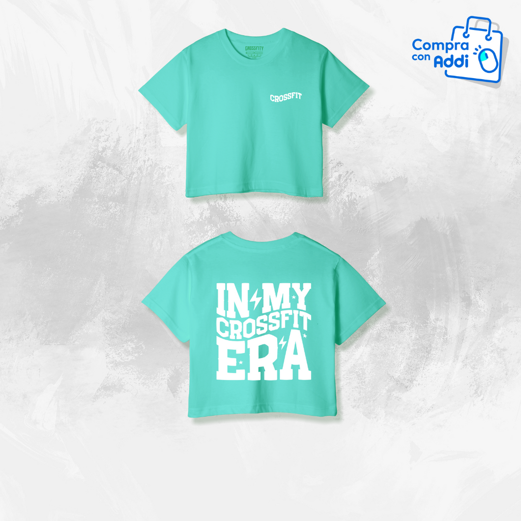 CROP TOP CROSSFIT ERA (ALGODON POLIESTER) VERDE MENTA