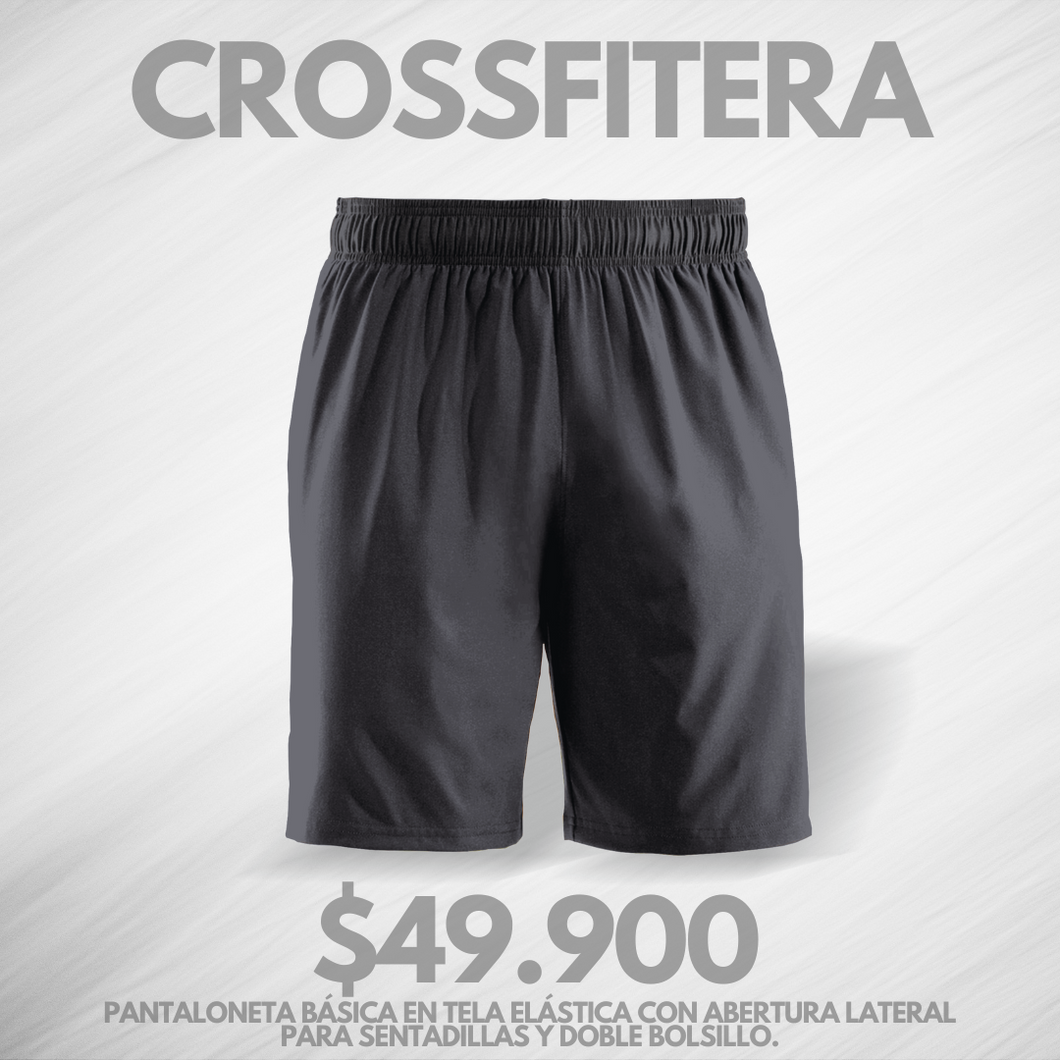 Pantaloneta Crossfity Basica 3.0  Negro