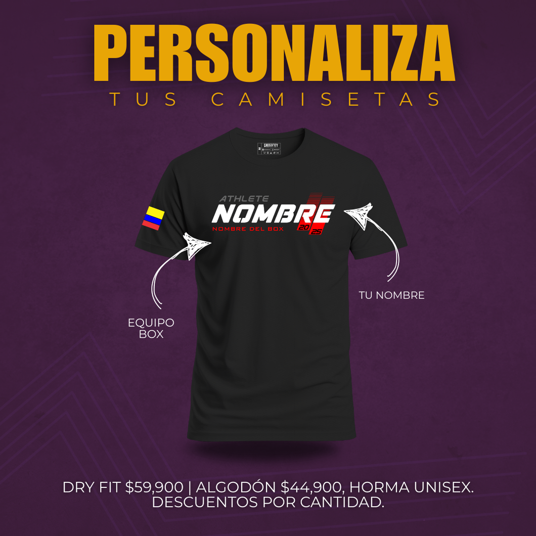 CAMISETA PERSONALIZADA CABALLERO