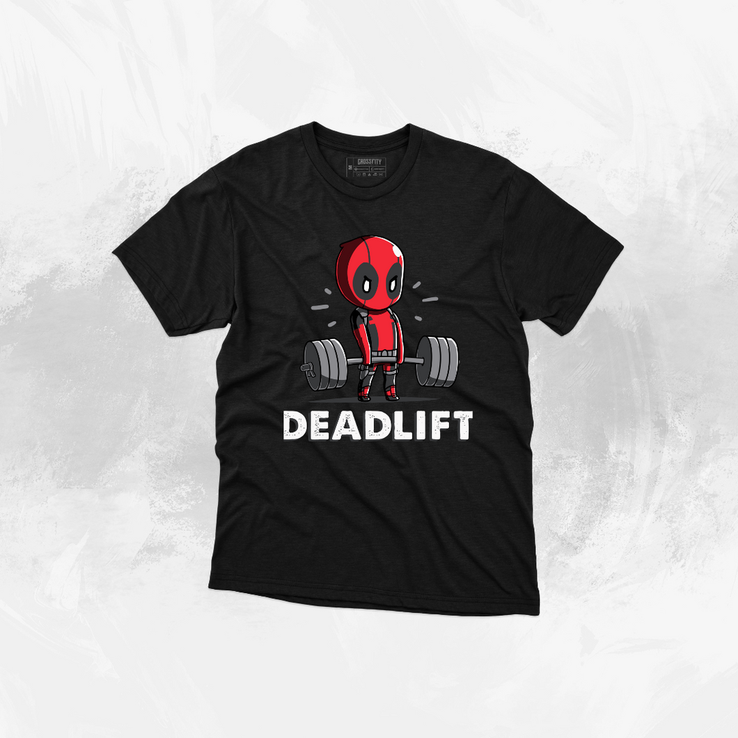 Camiseta Deadpool (Algodon + Poliester) Negro
