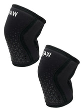 Cargar imagen en el visor de la galería, RODILLERAS LIVE4WOD NEOPRENO 7MM NEGRO V2
