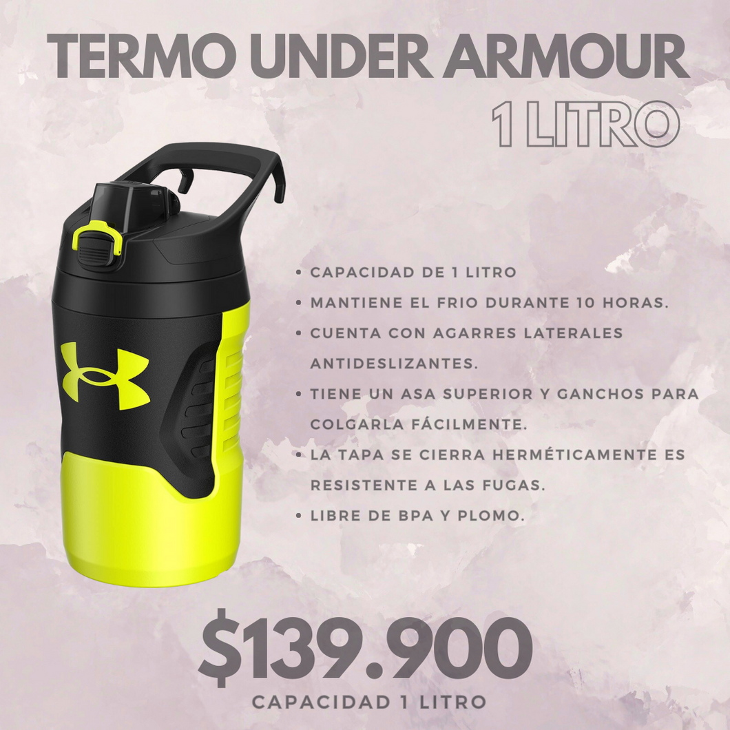 Under armour 32 oz (1 LITRO) Amarillo Neon