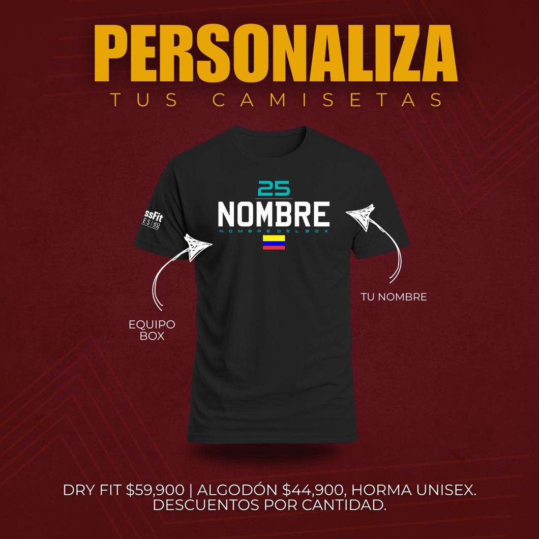 CAMISETA PERSONALIZADA CABALLERO