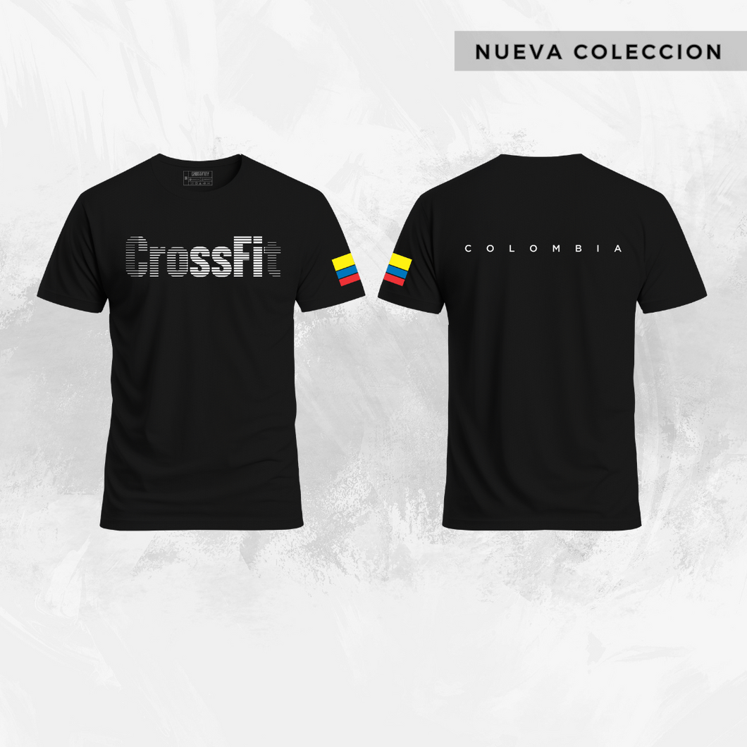 Camiseta Dry Fit Crossfit V3 NEGRA