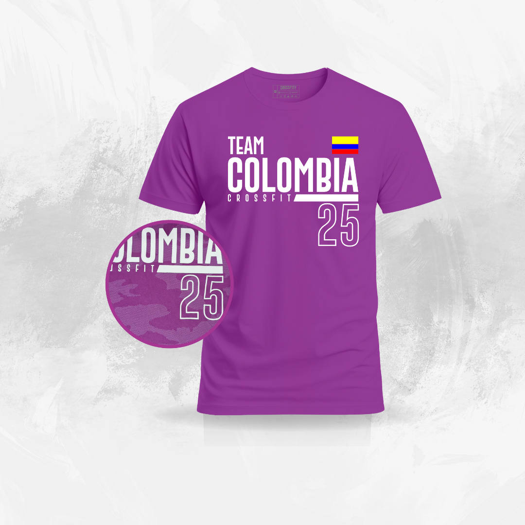 Camisetas crossfit hombre purpura online