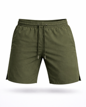 Cargar imagen en el visor de la galería, Pantaloneta Crossfity Basica 3.0 Verde Militar Con cordon
