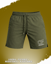 Cargar imagen en el visor de la galería, Pantaloneta Crossfity Training 3.0 VERDE MILITAR
