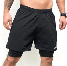 Cargar imagen en el visor de la galería, PANTALONETA LICRA INTERIOR - LIVE4WOD NEGRO
