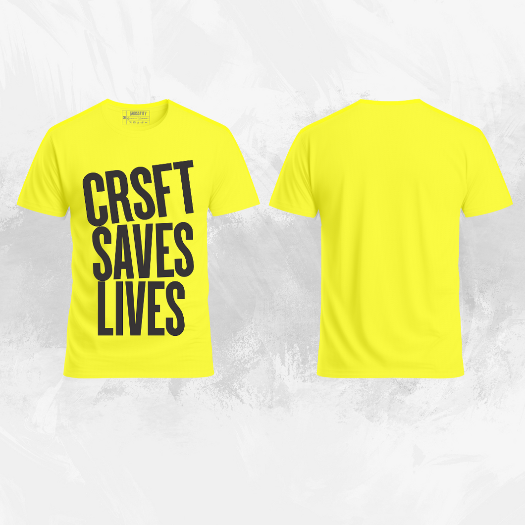 CAMISETA DRY FIT - CRFT SAVE LIVES AMARILLO