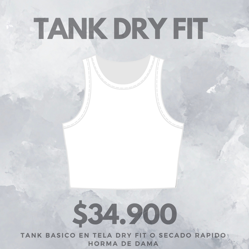 Tank Top Dama Blanco (Dry Fit)