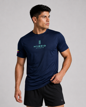 Cargar imagen en el visor de la galería, Camiseta Dry Fit 2.0 Hibryd Athlete Azul Oscuro

