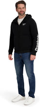 Cargar imagen en el visor de la galería, Sudadera Reebok con capucha y forro polar Negra
