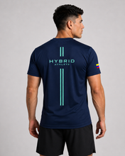 Cargar imagen en el visor de la galería, Camiseta Dry Fit 2.0 Hibryd Athlete Azul Oscuro
