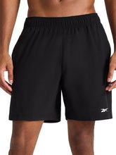 Cargar imagen en el visor de la galería, Pantaloneta Reebok Hoops Hombre 7" | Stretch | Regular Fit | Negra
