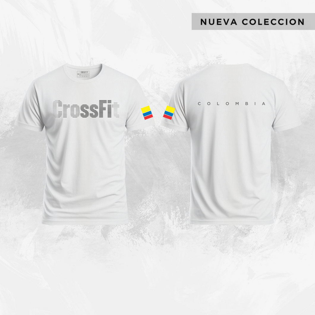 Camiseta Dry Fit Crossfit V3 BLANCO