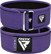 Cargar imagen en el visor de la galería, Cinturón RDX Auto Lock 4” para Levantamiento de Pesas y CrossFit
