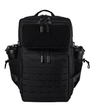 Cargar imagen en el visor de la galería, Morral Tactico Militar de 45 Litros (Negro)

