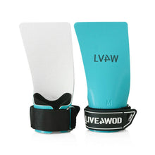 Cargar imagen en el visor de la galería, Grips (Calleras) URSUS 2.0 Sin Hueco LIVE4WOD Turquesa (No necesitan magnesio)
