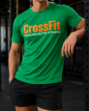 Cargar imagen en el visor de la galería, ⚠️ Camiseta Semi Ajustada Dry Fit 1.0 CrossFit Verde | Venta Final | NO APLICA CAMBIO POR TALLA O COLOR
