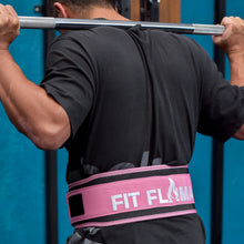 Cargar imagen en el visor de la galería, CINTURON DE LEVANTAMIENTO FITFLAMA ROSA
