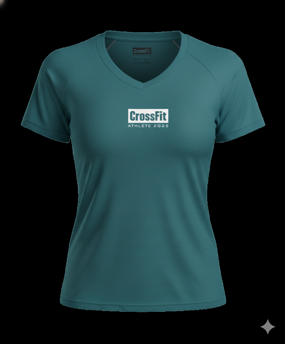 Camiseta Deportiva Dry Fit 2.0 para Dama Petroleo