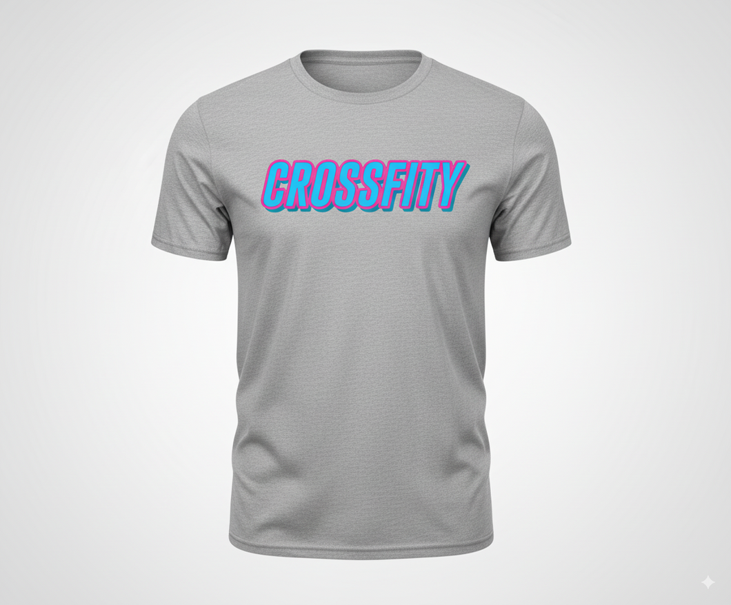 Camiseta Crossfity (Algodon + Poliester) GRIS